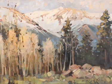Kate Kiesler, American 20th/21st Centuries, Just Before Sunrise, oil on panel