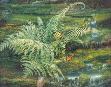 Max Standley, American (1942-2013), Remote Viewing, 2000, oil on panel