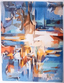Leonardo M. Nierman, New York/Mexico (1932-2023), Untitled, wool tapestry