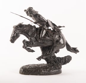 Frederic Sackrider Remington, American (1861-1909), The Cheyenne, bronze