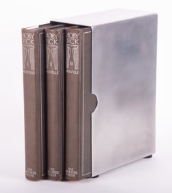 (KENT, ROCKWELL.) Melville, Herman. Moby Dick, or, The Whale. 3 volumes; Chicago: The Lakeside