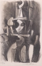 Samuel Marcus Adler, American (1898-1979), Untitled, circa 1960, lithograph, ed. 119/175