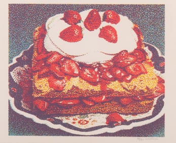 Jerry O. Wilkerson, American (1943-2007), Strawberry Shortcake, ed. 34/50, serigraph