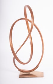 Michael Metcalf, American , Walnut Mobius, Laminated Walnut ed 1/9
