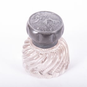 An Antique Baccarat Style Inkwell