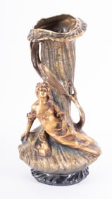 Austrian Amphora Art Nouveau Vase