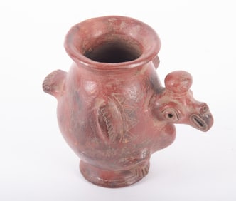 Pre Columbian Style Effigy Vessel