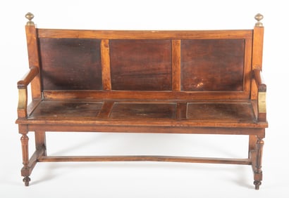 Antique English Oak Settle