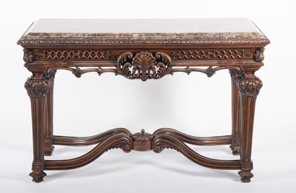 Twentieth Century Continental Design Console Table