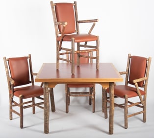 Five Piece Old Hickory Dinette Set