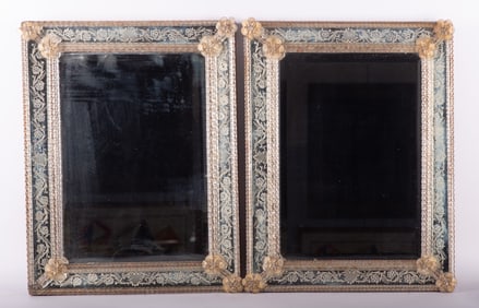 A Pair of Venetian Mirrors