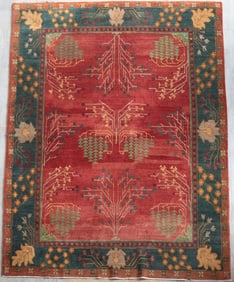 Handwoven Arts & Crafts Room Rug