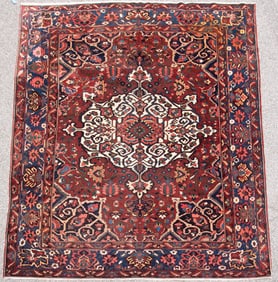 Persian Bakhtiari Room Rug, Circa 1915