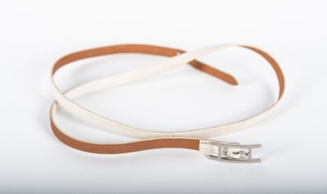 Hermes Leather Thin Strap Wrap Bracelet