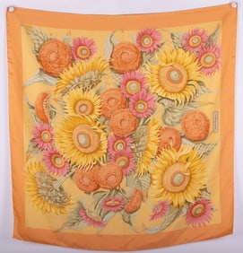 Salvatore Ferragamo Silk Scarf and Lancel Paris Scarf
