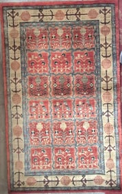 Handwoven Indian Throw Rug