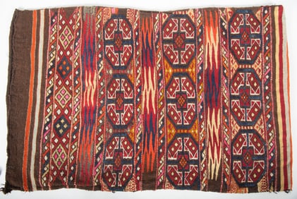 Handwoven Persian Kilim Northwest Persian Sack.