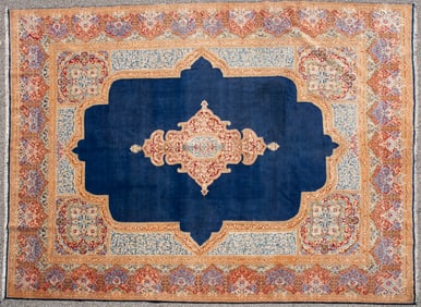 Semi-Antique Persian Kerman Room Rug