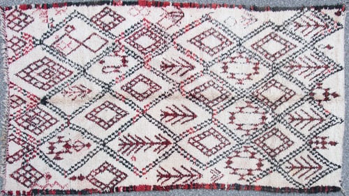 Moroccan Beni Ourain Room Rug