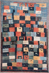 Handwoven Gabbeh Room Rug