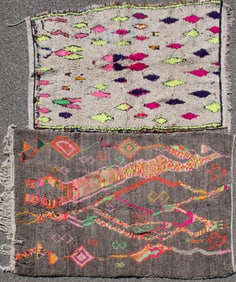 Two Moroccan Azilal Area Rugs