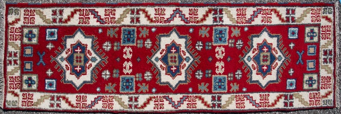 Handwoven Kazak Runner