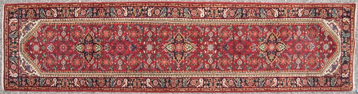 Handwoven Persian Heriz Runner