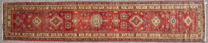 Handwoven Kazak Runner