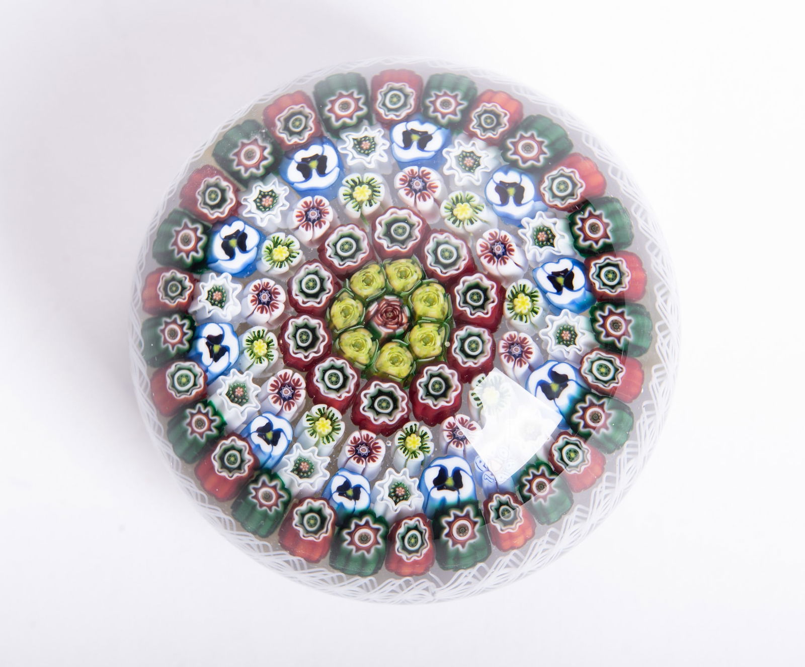 A Parabelle Close Concentric Millefiori Paperweight (1 of 5)