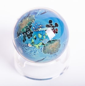 A Large Josh Simpson 2 inch Planet Marble