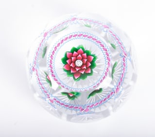 A Fine Bob Banford Botanical Paperweight