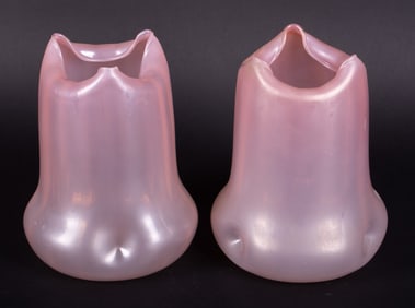 A Pair of French Art Glass Vases