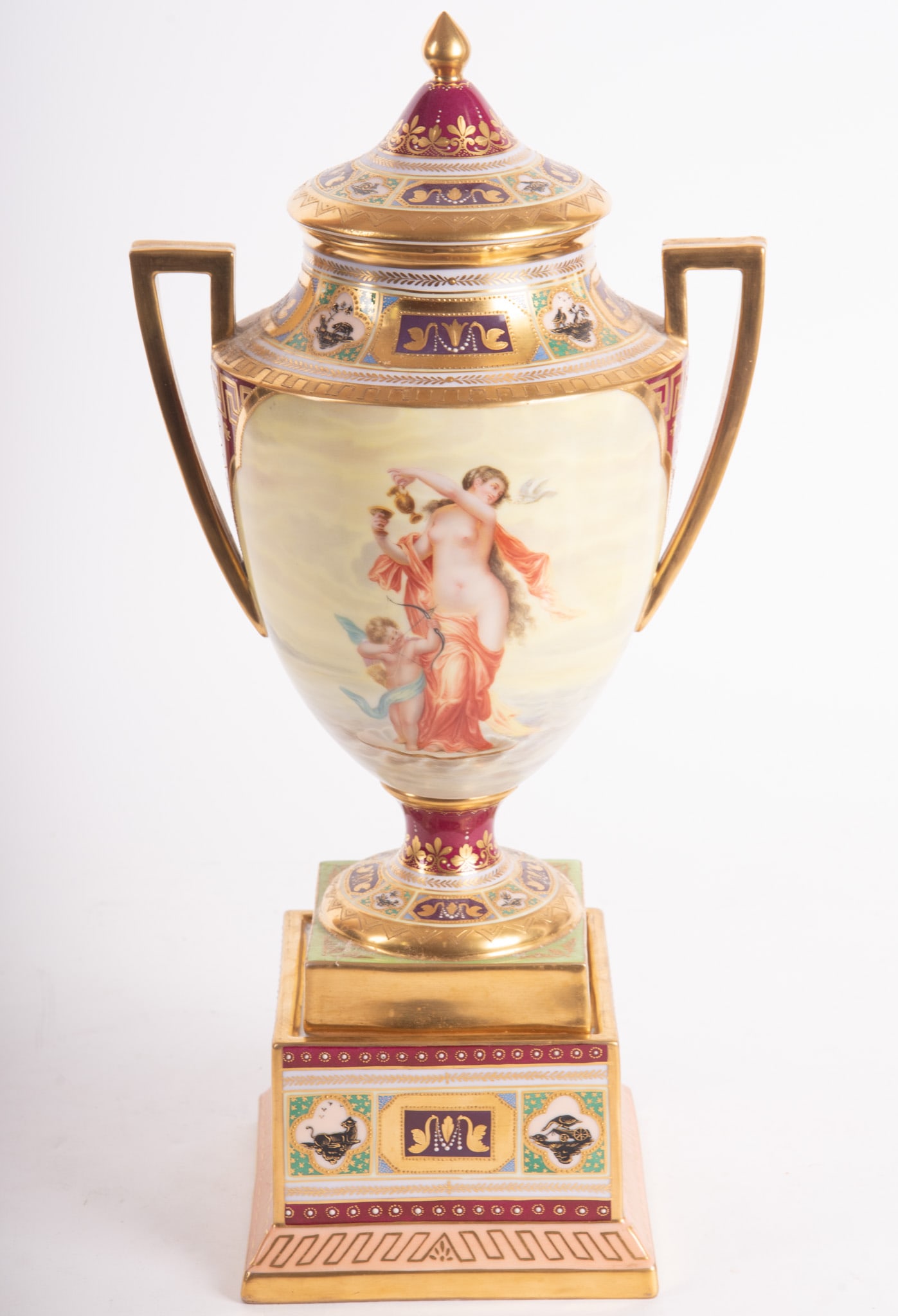 A Royal Vienna Porcelain Urn on Stand (1 of 4)