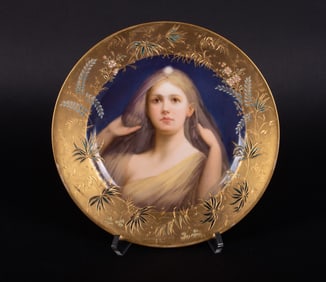 A Royal Vienna Porcelain Cabinet Plate, signed Gorner Pinx