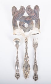Three Excellent Sterling Silver Serving Pieces