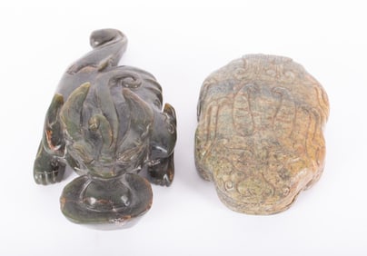Two Chinese Jade Carvings