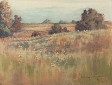 Frederick Oakes Sylvester, Illinois, Missouri, Massachusetts (1869-1915), Landscape in Autumn, 1899,