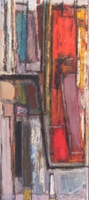 Frederick E. Conway, Missouri (1900-1973), Untitled abstract, oil on canvas