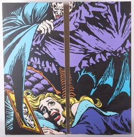 Shanus Rude, 20th-21st Century, B005, oil on canvas, diptych