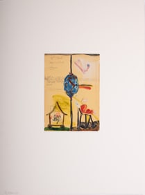 Michael Byron, Indiana (b. 1954), Untitled, 1989, mixed media on paper