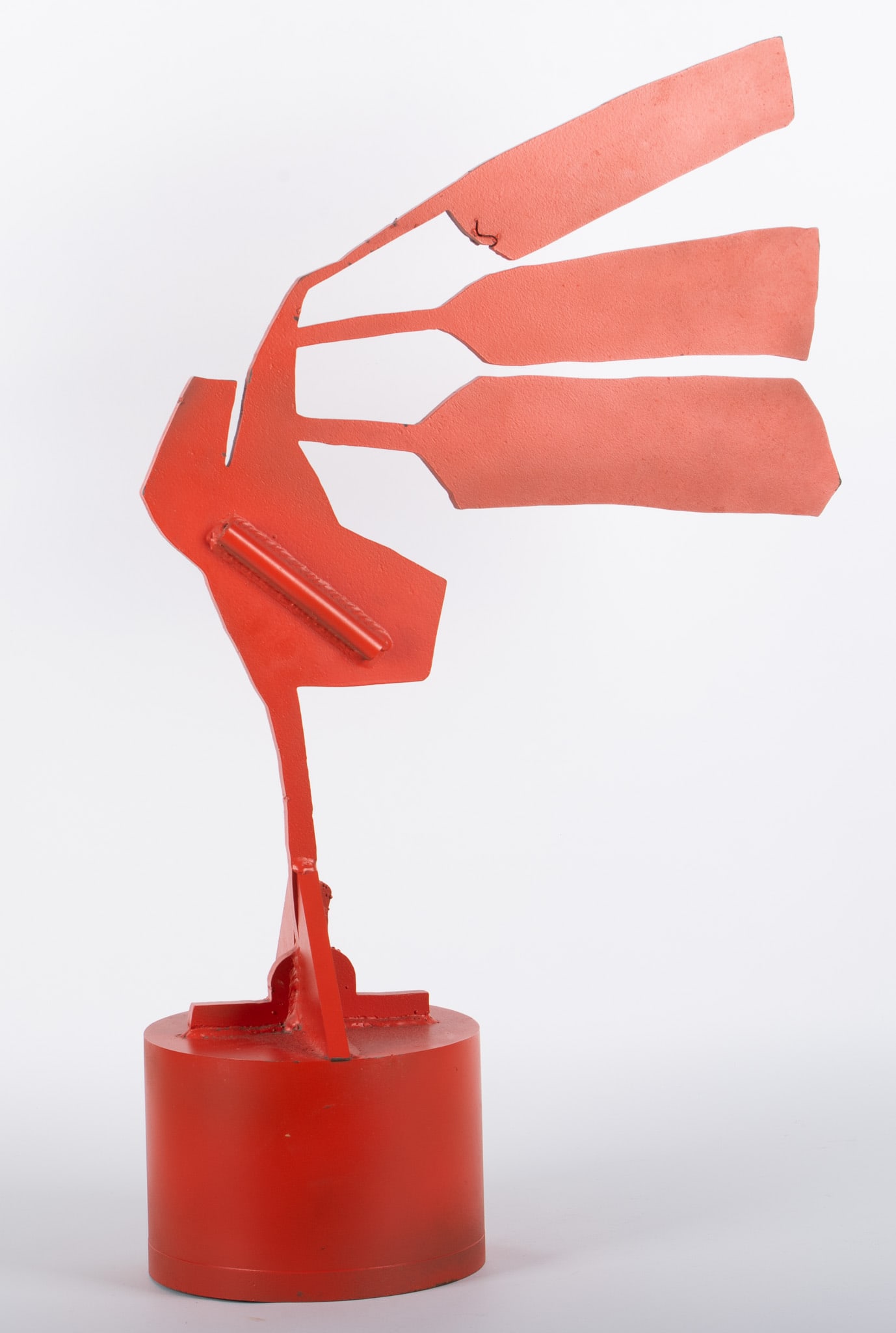 Ernest Tino Trova, Missouri (1927-2009), Etcetera, 1977, painted metal sculpture: Ernest Tino TrovaMissouri, (1927-2009)Etcetera, 1977painted metal sculptureIllustrated: Udo Kultermann, Trova, Abrams (Publisher), 1978, plate 17430 1/2 x 18 x 8 1/2 inches