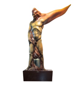 Luis Alfonso Jr Jimenez, New Mexico (1940-2006), Man on Fire, 1969, fiberglass in acrylic urethane