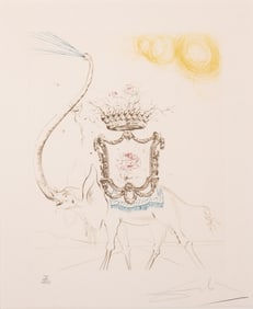 Salvador Dali, Spanish (1904-1989), Elephant Royale (A. Field 76-4, Mich. & Lopsinger 847), colored