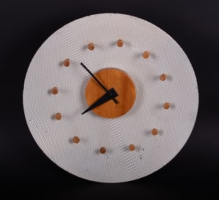 George Nelson for Howard Miller Clock Company Mesh Clock