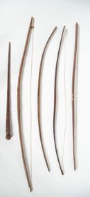 Group of Four Native American Longbows