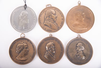 Collection of Peace Medals likely Centennial