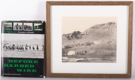 Laton Anton Huffman, Montana 1854-1931, The Roundup Breaking Camp, 1904, photogravure