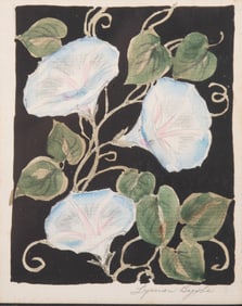 Lyman Byxbe, American (1886-1980), Morning Glory, watercolor on paper