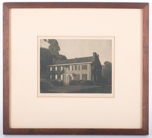 Charles Merrick Capps, American (1898-1981), Society Night - Beecher Hall, aquatint