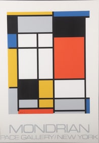Piet Mondrian, Dutch (1872-1944), Pace Gallery Poster, lithograph